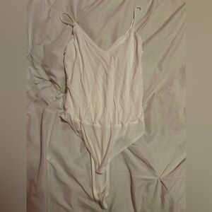 Pink Lily Camisole V-Neck Bodysuit